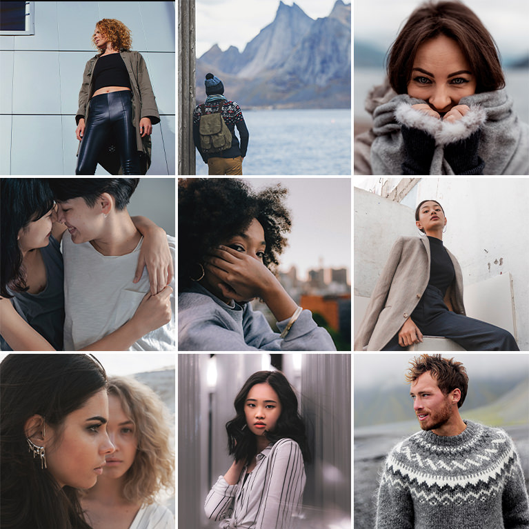 crisp grey color grading luts