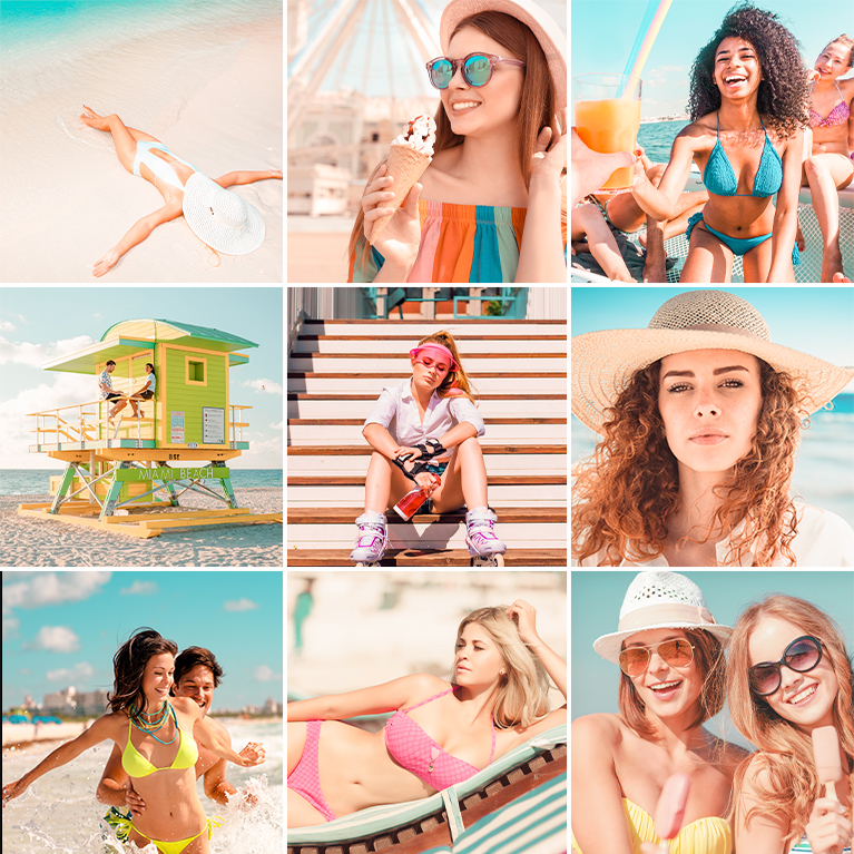 miami beach lightroom presets