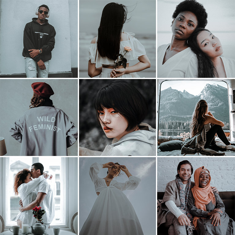 moody greys lightroom presets