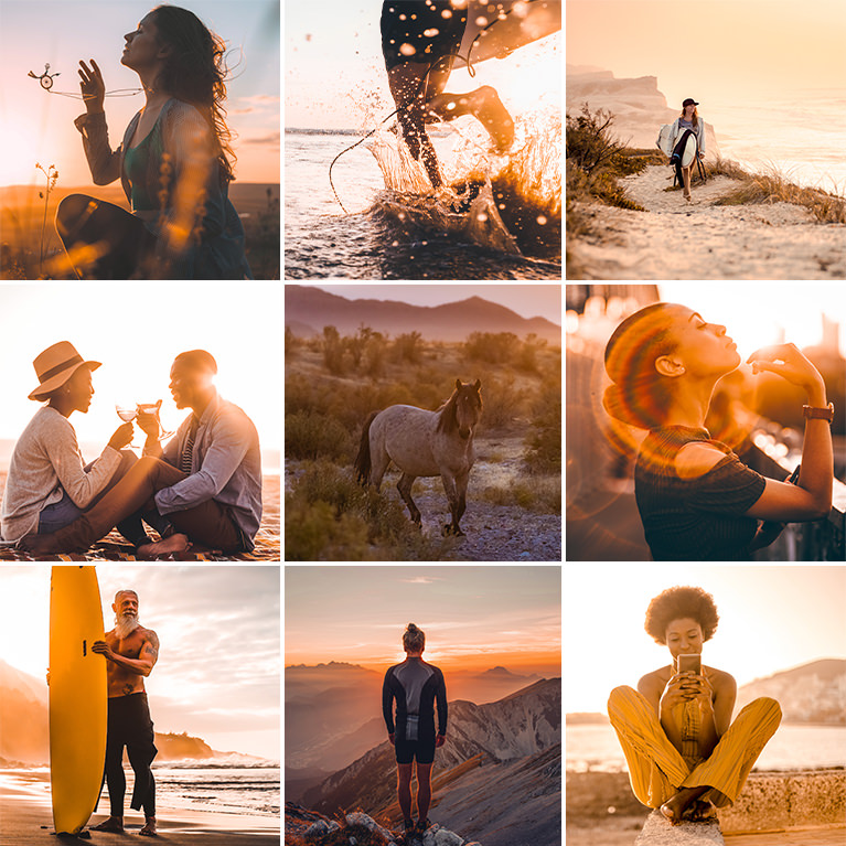 sunset tone lightroom presets