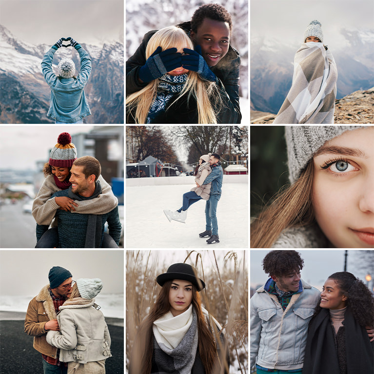 winter color grading luts