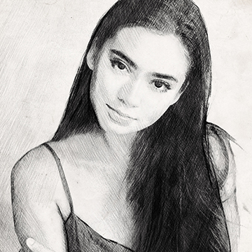 create a sketch effect in photoshop thumb